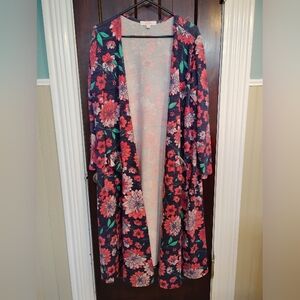 LuLaRoe "Sarah" Long Cardigan, Like New